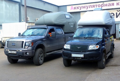 Жилой модуль на Форд Ф-150 и УАЗ Патриот. Поездка на озеро Байкал.