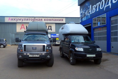 Жилой модуль на Форд Ф-150 и УАЗ Патриот. Поездка на озеро Байкал.